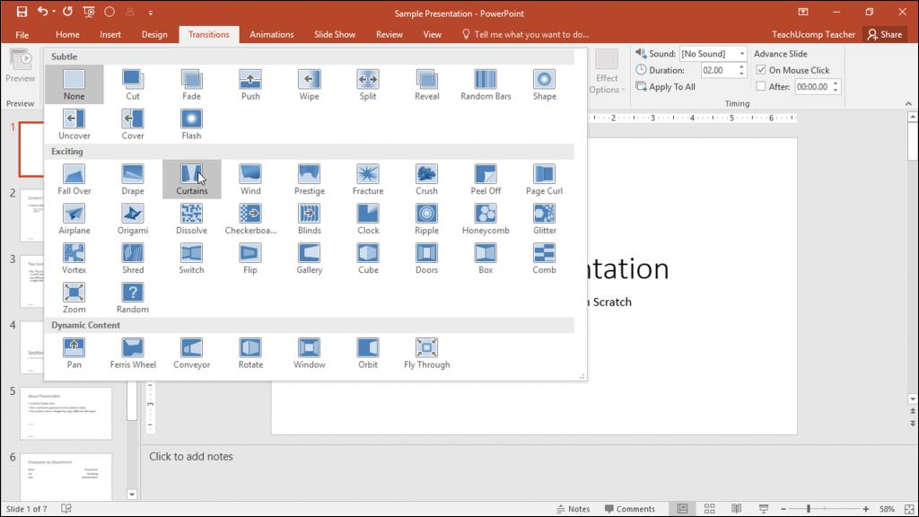 Cách sử dụng các hiệu ứng Transitions và Animations trong PowerPoint